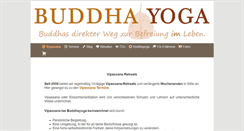 Desktop Screenshot of buddhayoga.de